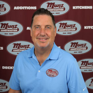 A photo of Chris Munz, the owner and president at Munz Construction